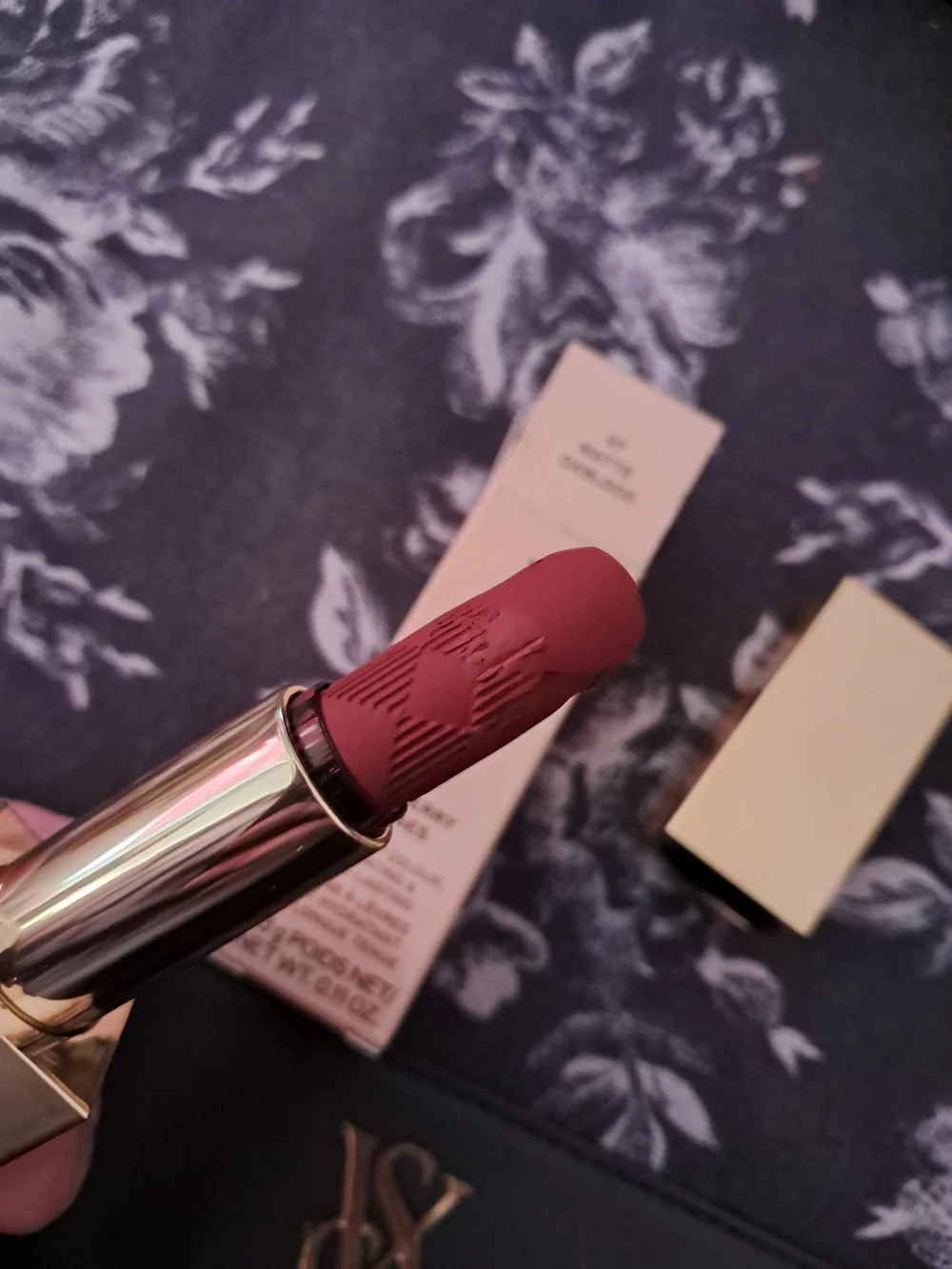 Burberry Lipstick — Deep Wine Red